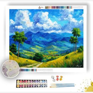 INDONESIAN HIGHLANDS - Paint by Numbers Full Kit