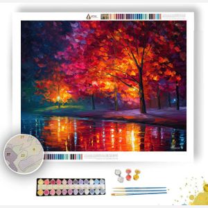 KYOTO AUTUMN MAPLES - Paint by Numbers Full Kit