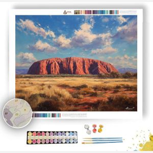 ULURU RED STILL - Paint by Numbers Full Kit