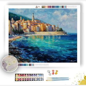 FRENCH RIVIERA COAST - Paint by Numbers Full Kit