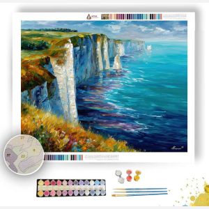 NORMANDY COAST CLIFFS - Paint by Numbers Full Kit