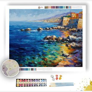 SICILY COAST MORNING - Paint by Numbers Full Kit