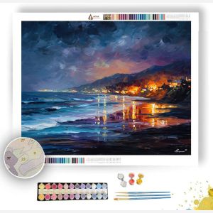 BLACK SAND SHORE - Paint by Numbers Full Kit