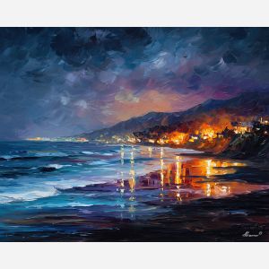 vik beach,black sand,iceland coast,oil painting,afremov style