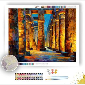 KARNAK COLUMNS - Paint by Numbers Full Kit