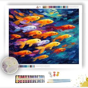 SKYFISH SCHOOL - Paint by Numbers Full Kit