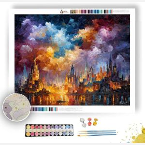 SILVER CLOUD CITADEL - Paint by Numbers Full Kit