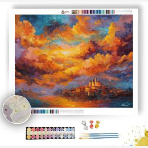 GOLDEN CLOUD KINGDOM - Paint by Numbers Full Kit
