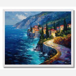 DALMATIAN COAST ROAD - FRAMED
