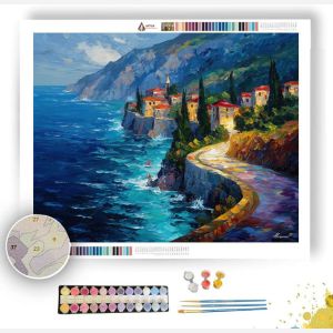 DALMATIAN COAST ROAD - Paint by Numbers Full Kit