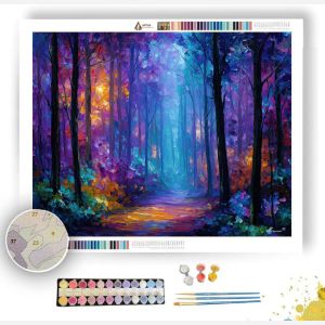 ENCHANTED FOREST PATH - Paint by Numbers Full Kit