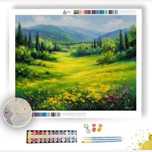 CROATIAN SPRING MEADOW - Paint by Numbers Full Kit