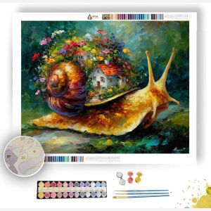 GARDEN SNAIL GIANT - Paint by Numbers Full Kit