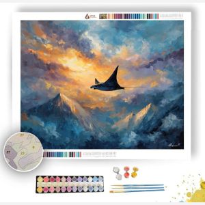 SKYGLIDE MANTA - Paint by Numbers Full Kit