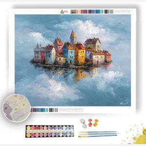 WHISPERING SKY CITY - Paint by Numbers Full Kit