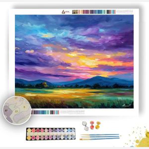 TWILIGHT SKY PLAINS - Paint by Numbers Full Kit