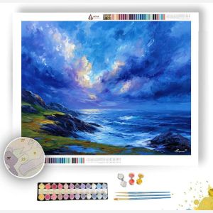 SAPPHIRE SKY COAST - Paint by Numbers Full Kit