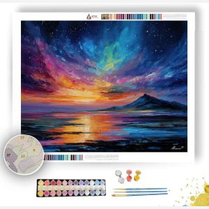 AURORA GLASS DESERT - Paint by Numbers Full Kit