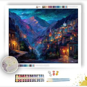 VEILED MOUNTAIN KINGDOM - Paint by Numbers Full Kit