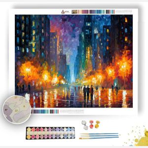 AURORA TOWER CITY - Paint by Numbers Full Kit