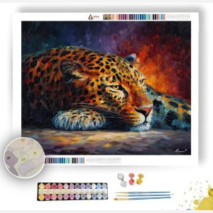 DUSKMANE LEOPARD - Paint by Numbers Full Kit