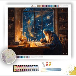 CELESTIAL SCHOLAR - Paint by Numbers Full Kit