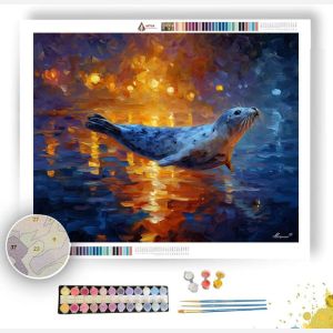 MOONPOOL SEAL - Paint by Numbers Full Kit