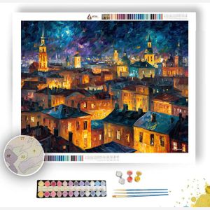 STARFALL ROOF CITY - Paint by Numbers Full Kit