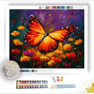 SUNPETAL BUTTERFLY - Paint by Numbers Full Kit