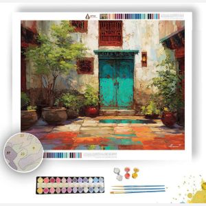 WARM COURTYARD - Paint by Numbers Full Kit