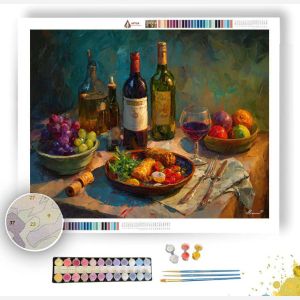 EVENING PREPARED MEAL - Paint by Numbers Full Kit