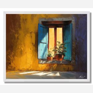WARM WINDOW - FRAMED