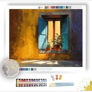 WARM WINDOW - Paint by Numbers Full Kit