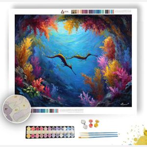 SEA DRAGON CROSSING - Paint by Numbers Full Kit