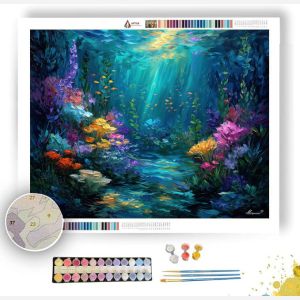 AURORA TIDE GARDENS - Paint by Numbers Full Kit