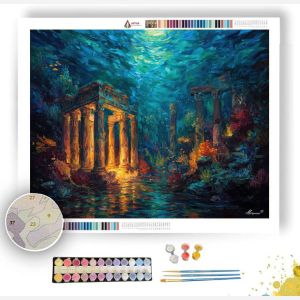 ANCIENT CURRENT RUINS - Paint by Numbers Full Kit
