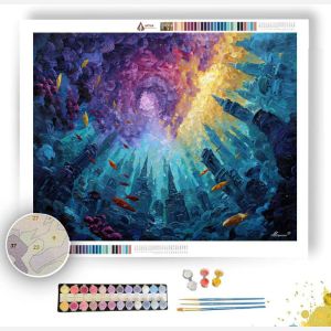 CORAL SPIRAL CITY - Paint by Numbers Full Kit