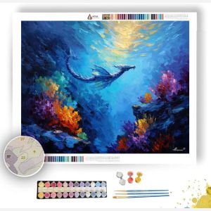 SAPPHIRE SEA DRAGON - Paint by Numbers Full Kit