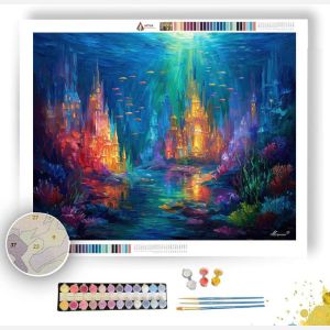 LUMINOUS CORAL KINGDOM - Paint by Numbers Full Kit