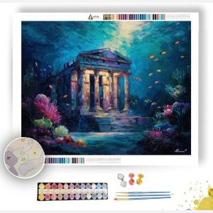 ANCIENT SEA TEMPLE - Paint by Numbers Full Kit