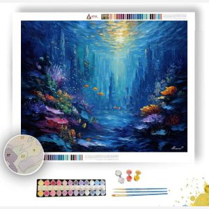 AZURE CORAL REALM - Paint by Numbers Full Kit