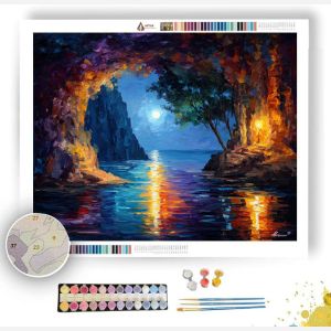 MOON TIDE GROTTO - Paint by Numbers Full Kit