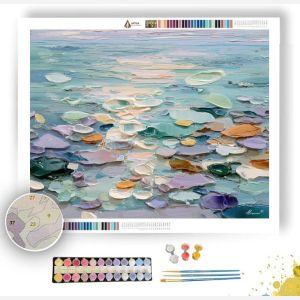 PALE QUIET SURFACE - Paint by Numbers Full Kit