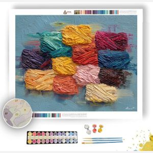 KNOTTED THREADED TEXTURE - Paint by Numbers Full Kit
