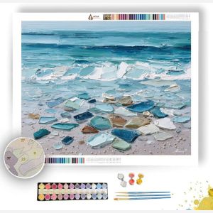 PALE CLEAR SURFACE - Paint by Numbers Full Kit