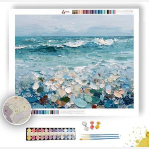 PALE CLEAR SHAPE - Paint by Numbers Full Kit