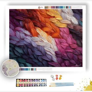 TACTILE INTERLACED TEXTURE - Paint by Numbers Full Kit