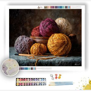 QUIET THREADED BUNDLE - Paint by Numbers Full Kit