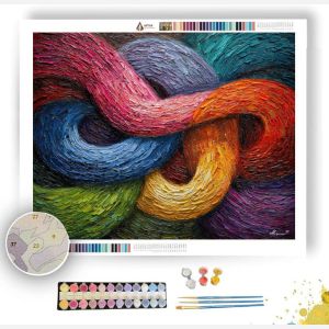 INTERLACED TACTILE THREAD - Paint by Numbers Full Kit