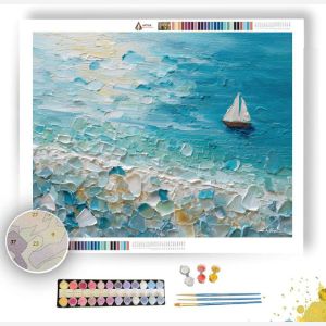 SOFTENED CLEAR MOMENT - Paint by Numbers Full Kit